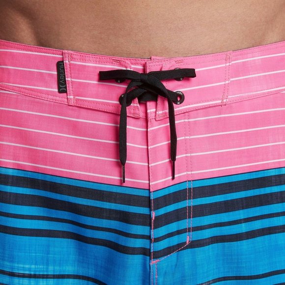Hurley Men's Strands 20" Boardshorts - Photo Blue - Picture 5 of 7